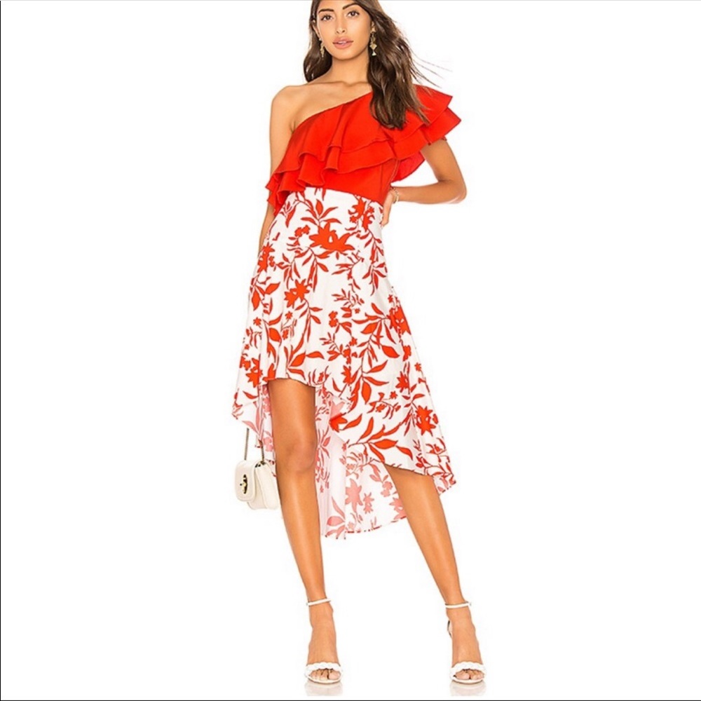 The Jetset Diaries Tiare High Low Floral Skirt Boho Size XS NEW